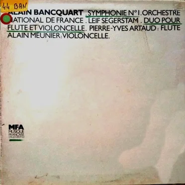 Symphonie N°1 / Duo Pour Flute Et Violoncelle