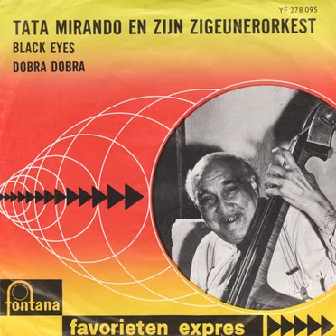 Black Eyes / Dobra Dobra by Tata Mirando en zijn Zigeunerorkest - album cover