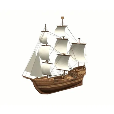 Rotating pirate ship
