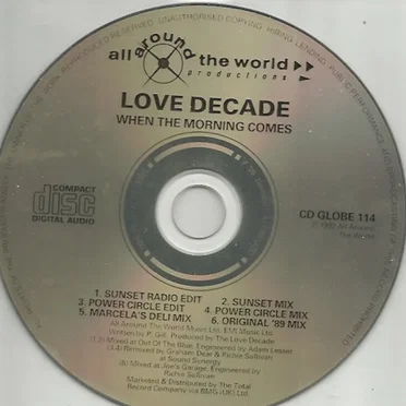 When The Morning Comes by Love Decade - album cover