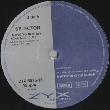 Move Your Body by Selector - album cover