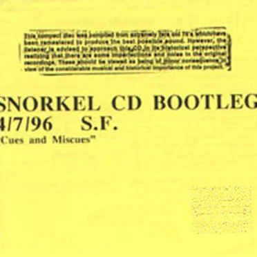 Bootleg 4/7/96 S.F. "Cues and Miscues"