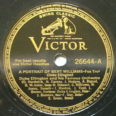 A Portrait of Bert Williams / Bojangles