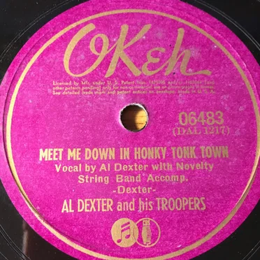 Meet Me Down In Honky Tonk Town / All I Want Is You
