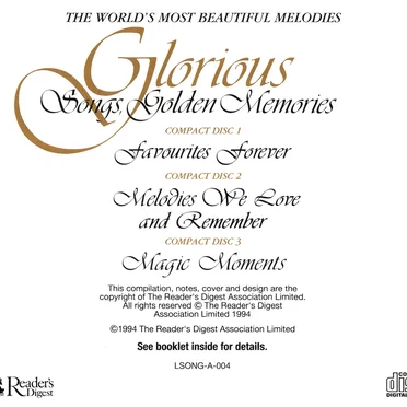 Glorious Songs, Golden Memories by Various Artists - album cover