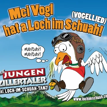 Mei Vogl hat a Loch im Schuah