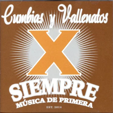 Cumbias y vallenatos x siempre by Various Artists - album cover