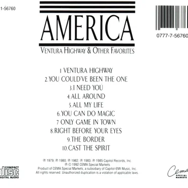 Ventura Highway & Other Favorites