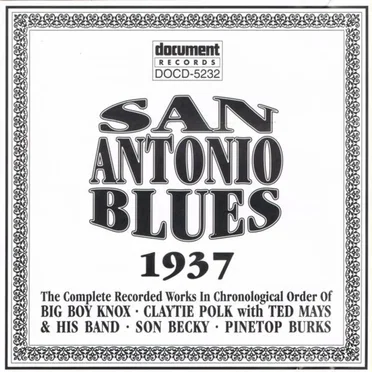 San Antonio Blues (1937) by Various Artists - album cover