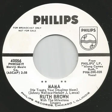 Mama (He Treats Your Daughter Mean) / Hold My Hand