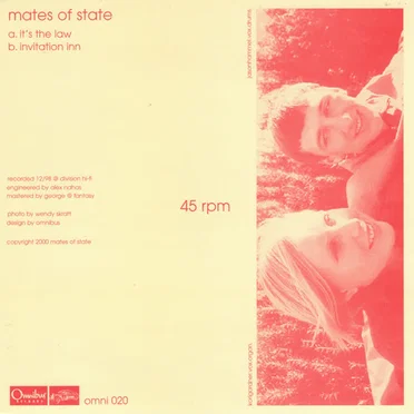 It's the Law / Invitation Inn by Mates of State - album cover