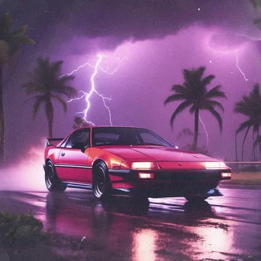 NEON THUNDER by Ultrawave - album cover