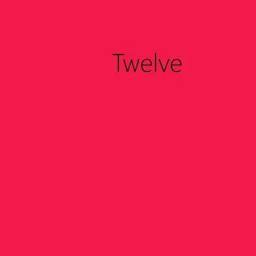 Twelve by Quagga - album cover