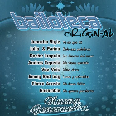 Bailoteca origin-al: Nueva generación by Various Artists - album cover