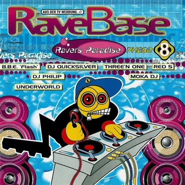RaveBase: Raver’s Paradise, Phase 8 by Various Artists - album cover
