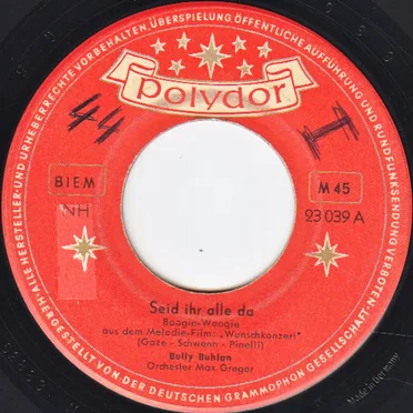 Seid ihr alle da / Eine einzige Stunde