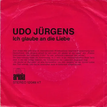 Ich glaube an die Liebe