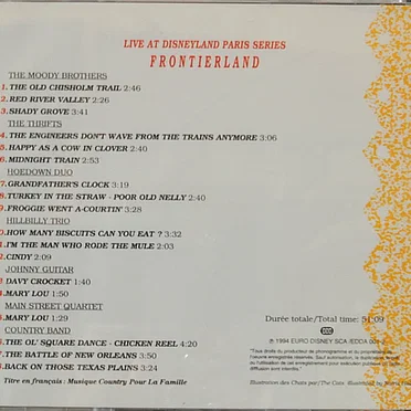 Frontierland - Country Music For Families by Various Artists - album cover