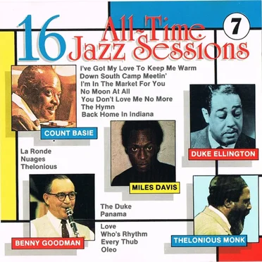 16 All-Time Jazz Sessions 7 by Various Artists - album cover
