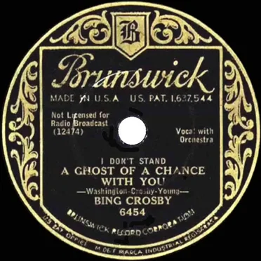 I Don't Stand A Ghost Of A Chance With You / Just An Echo In The Valley