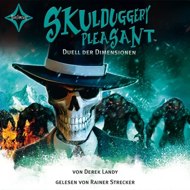 Skulduggery Pleasant 7: Duell der Dimensionen by Derek Landy - album cover