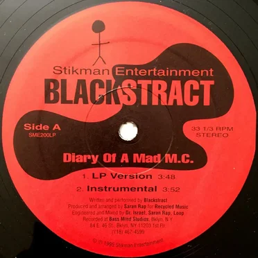 Diary Of A Mad M.C. by Blackstract - album cover
