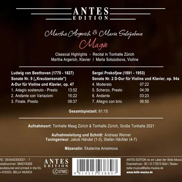 Martha Argerich + Maria Solozobova: Magie