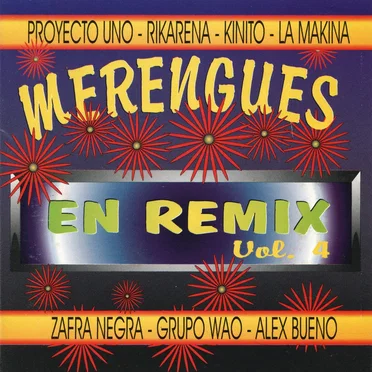 Merengues en remix, vol. 4 by Various Artists - album cover
