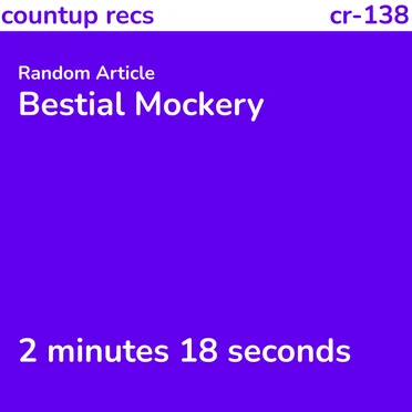 Bestial Mockery