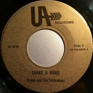 Shake a Hand by Duane and The Torinadoes - album cover
