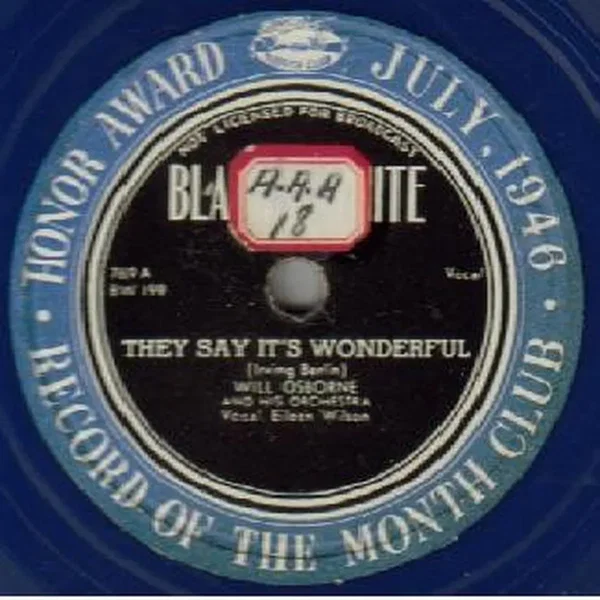 They Say It's Wonderful / Something Old Something New