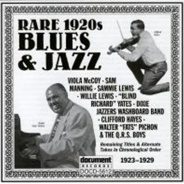 Rare 1920s Blues & Jazz (1923-1929) by Various Artists - album cover