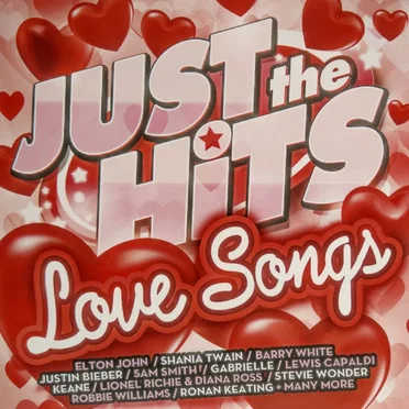 Just the Hits Love Songs by Various Artists - album cover