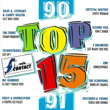 Radio Contact Top 15 (90-91) by Various Artists - album cover