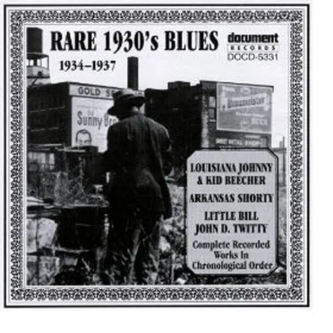Rare 1930's Blues (1934-1937) by Various Artists - album cover
