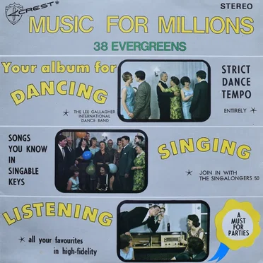 Music for Millions by The Singalongers 50 - album cover