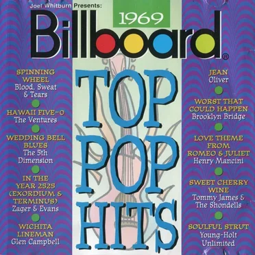 Billboard Top Pop Hits: 1969 by Various Artists - album cover