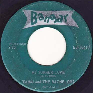 My Summer Love / My Love by Tammi and The Bachelors - album cover