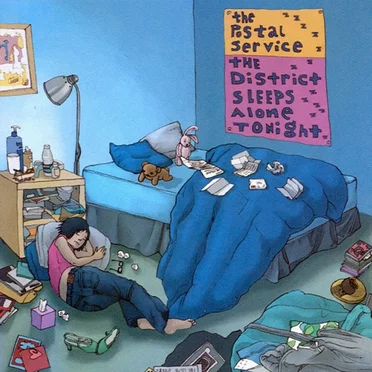 The District Sleeps Alone Tonight by The Postal Service - album cover