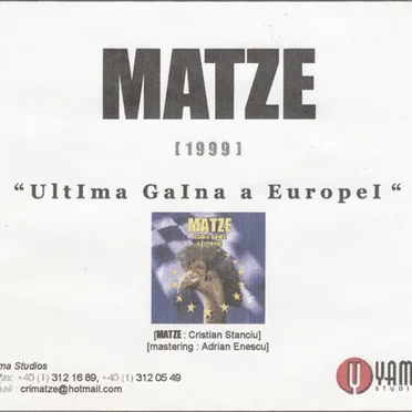Ultima Găină a Europei by Matze - album cover
