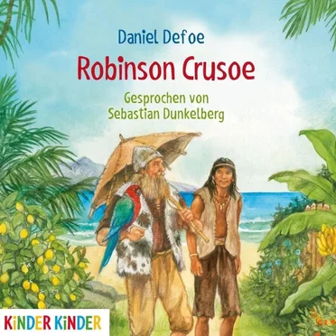 Robinson Crusoe by Daniel Defoe - album cover