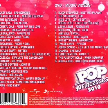 Pop Princesses 2010 by Various Artists - album cover