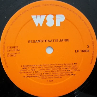 Sesamstraat Is Jarig by Various Artists - album cover