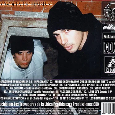 Filosofía de barra by Los Trovadores de la Lírica Perdida - album cover