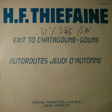 Exit to Chatagoune-Goune / Autoroutes jeudi d'automne