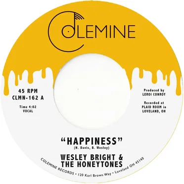 Happiness by Wesley Bright & The Honeytones - album cover