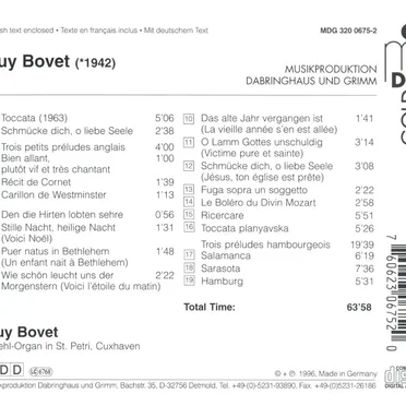Bovet plays Bovet