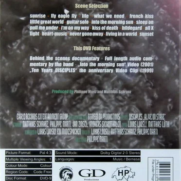Alive On Stage by Disciples - album cover