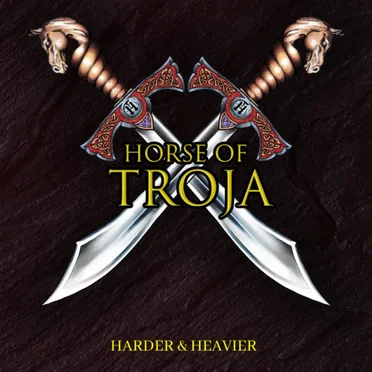 Harder & Heavier by Horse Of Troja - album cover