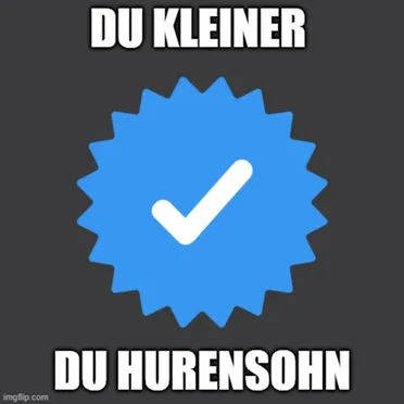 huensohn mit blaue haken